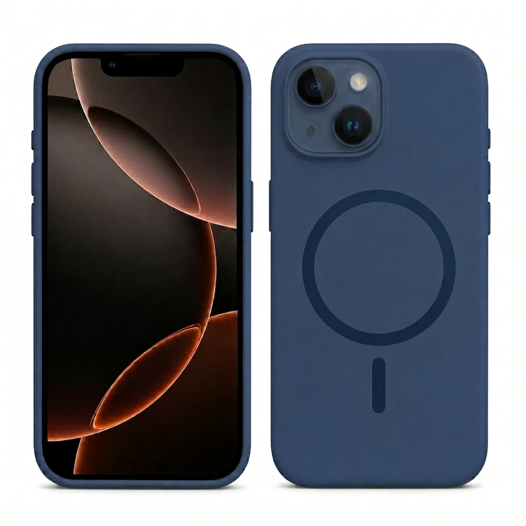 Dark Blue Teal iPhone 13 Case
