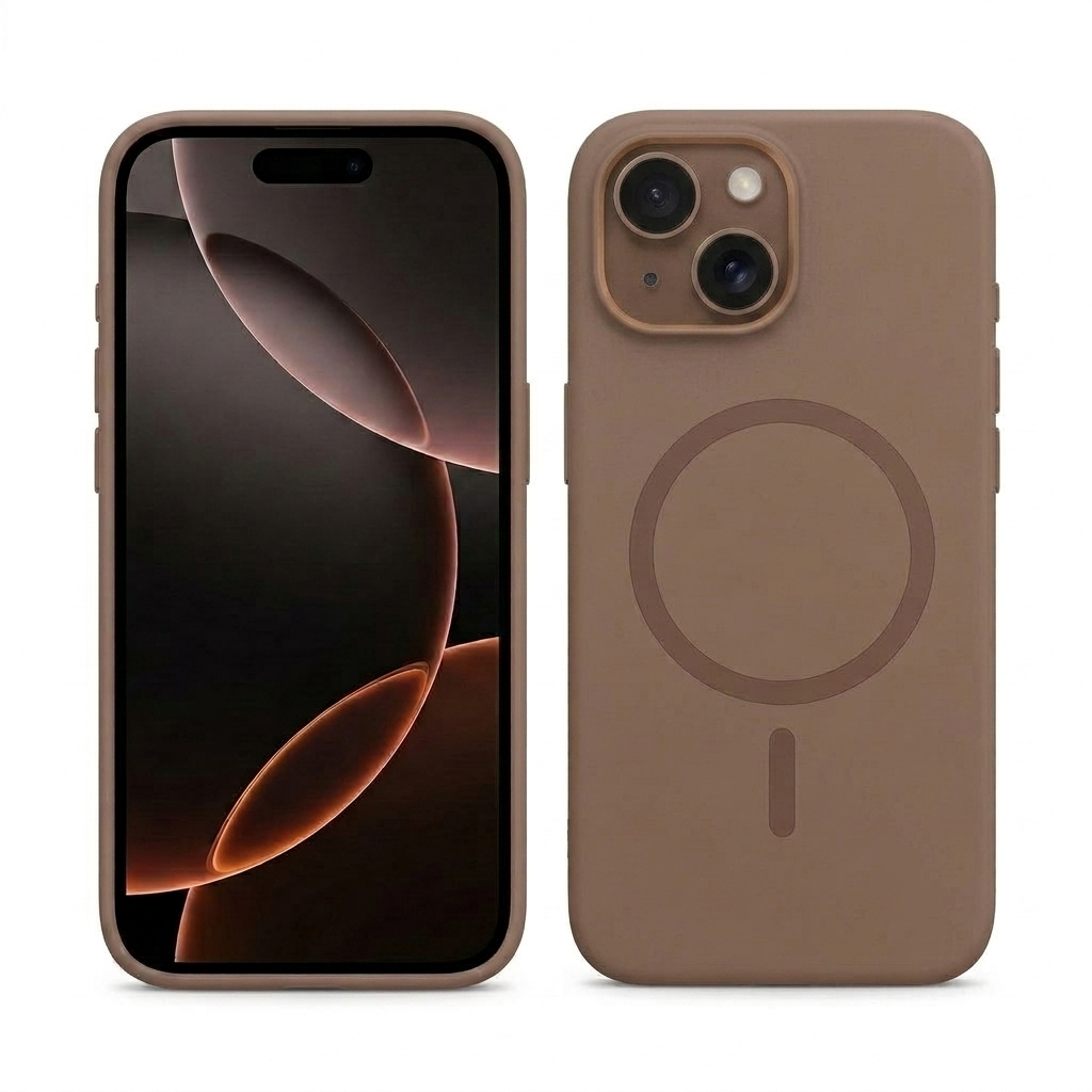 Brown iPhone 15 Case