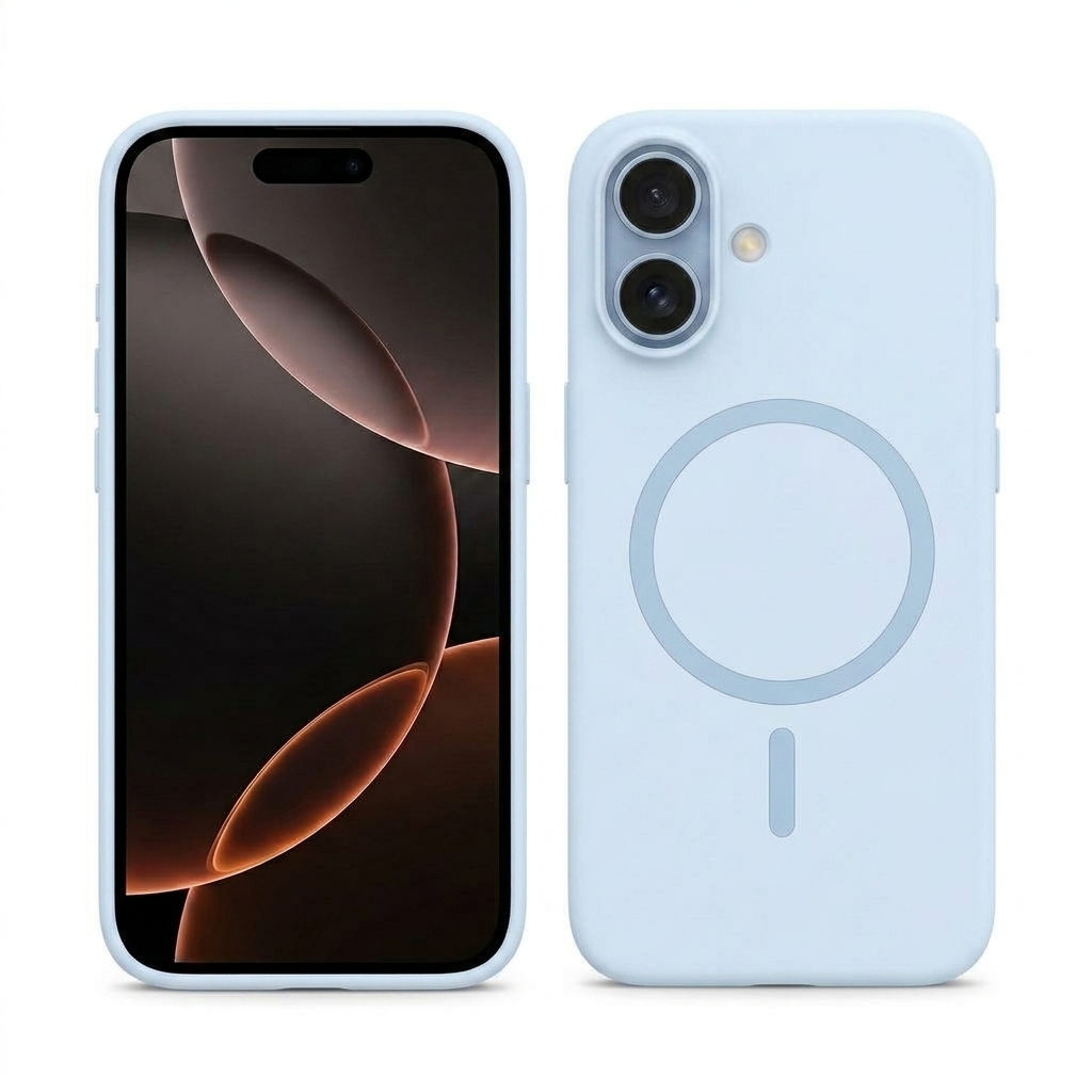 Ice Blue iPhone 16 Case